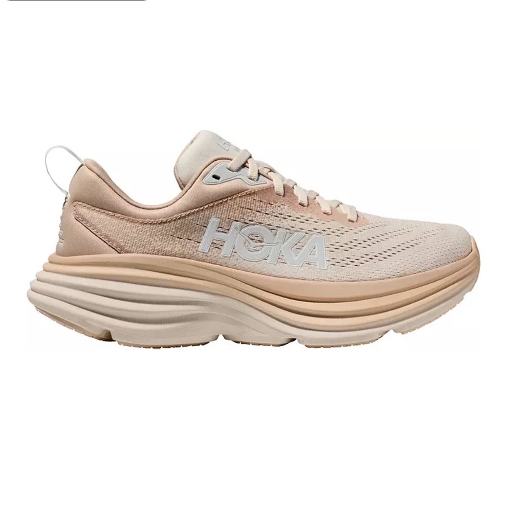 HOKA Women's Bondi 8 Running Shoes shifting sand Size 6.5